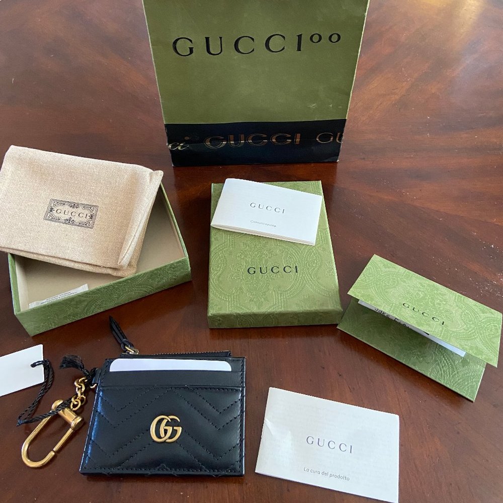 Gucci keychain wallet